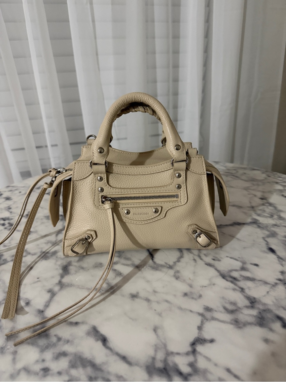 Balenciaga Beige Neo City Mini